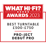 What Hi-Fi Debut Pro Award