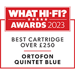 What Hi-Fi Ortofon Quintet Blue Award 